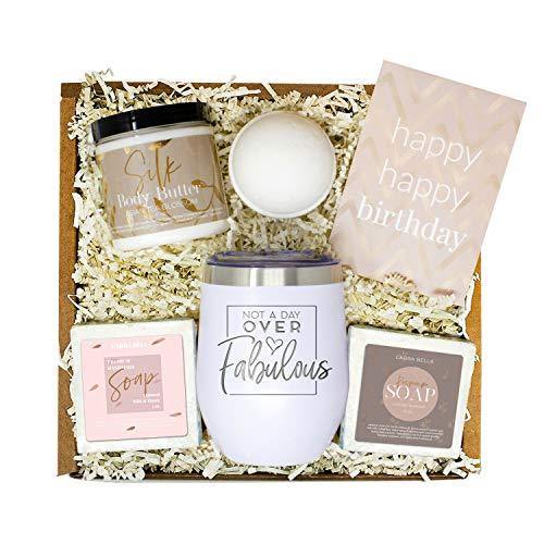 Birthday Gifts for Women Unique Happy Birthday Box Relaxing Spa Gift Thank  you gifts Mother's day gifts Christmas Gifts for Mom Sister Best Friend  Wife Gifts for Women Who Have Everything Pink