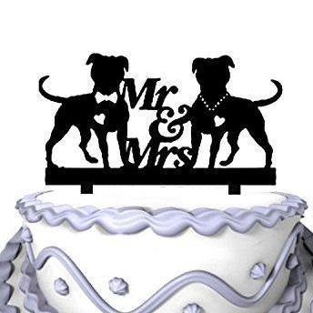 Pitbull wedding outlet cake topper