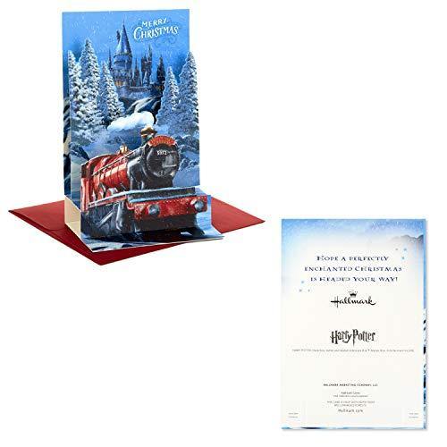 Harry Potter Boxed Pop Up Christmas Card  Hogwarts Express Paper Craf –  CHARMERRY