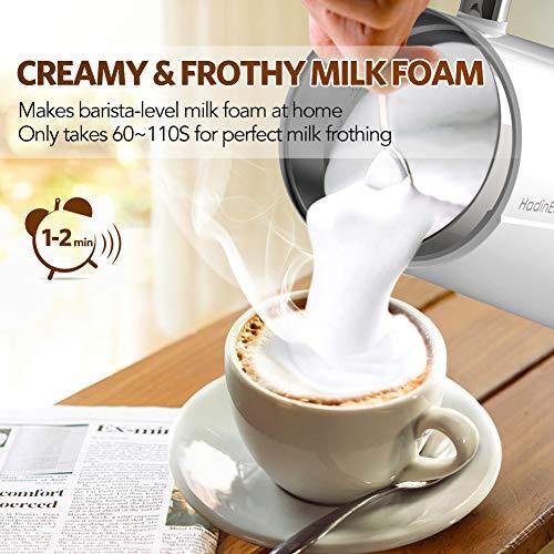 NEW Automatic Hot and Cold Milk Frother Warmer for Latte, Foam Maker for  Coffee, Hot Chocolates, Cappuccino