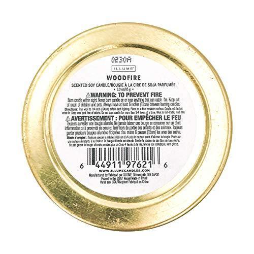 Illume Noble Holiday Collection Balsam & Cedar Demi Vanity Tin, 3 oz Candle  